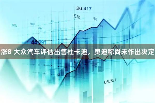 涨8 大众汽车评估出售杜卡迪，奥迪称尚未作出决定